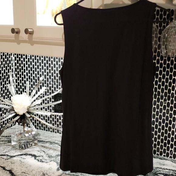 ANN TAYLOR LOFT Sleeveles SatinEmbellished Blouse - Picture 5 of 5